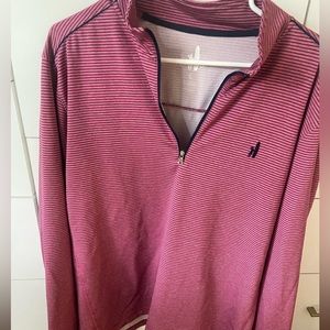 Johnnie O Quarter zip Pull Over (Red)